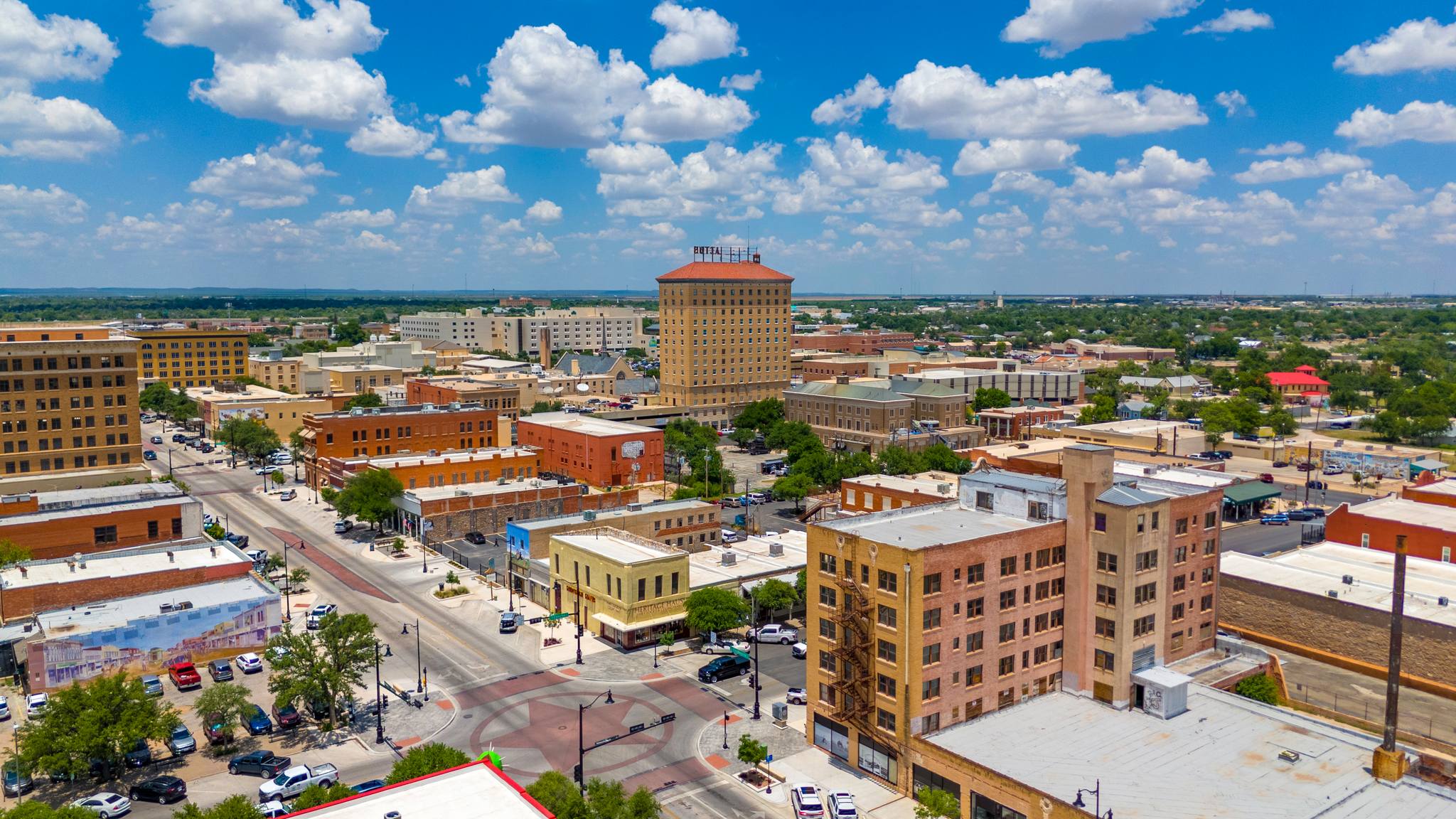 Aerial view of Concho Valley